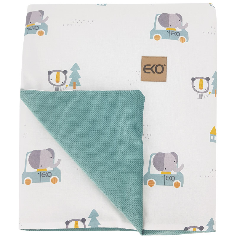 EKO Deka pamut kétoldalas bársony alátéttel Cars 100x80cm termék 2. képe
